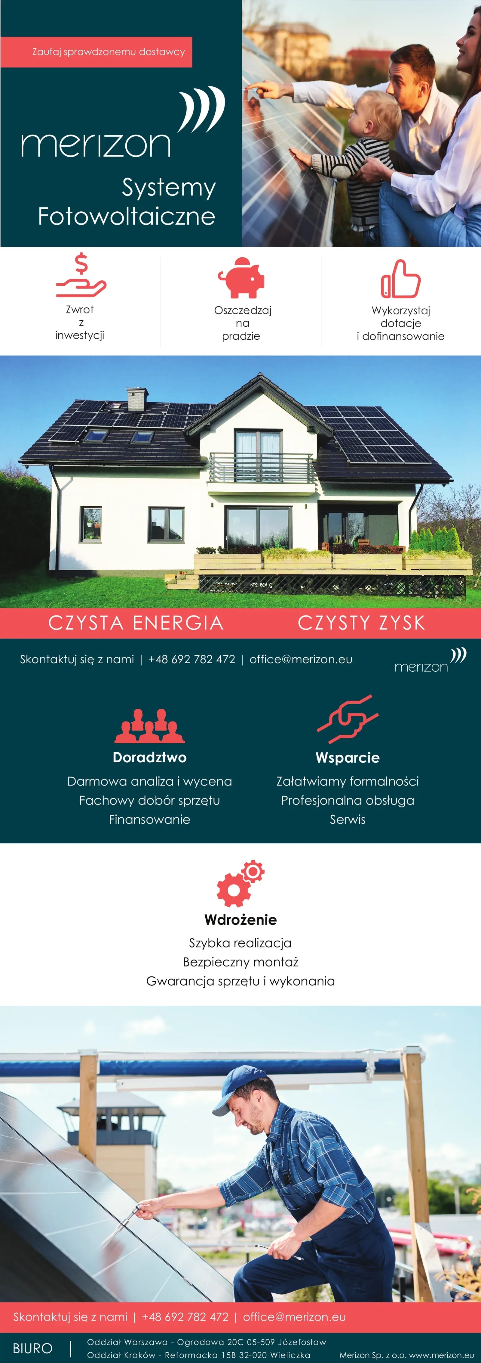 Merizon photovoltaics leaflet