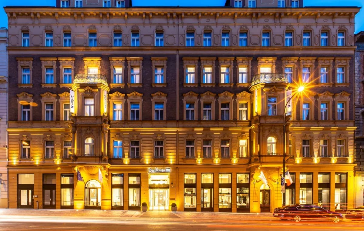 Radisson Blu Hotel Praga – fasada